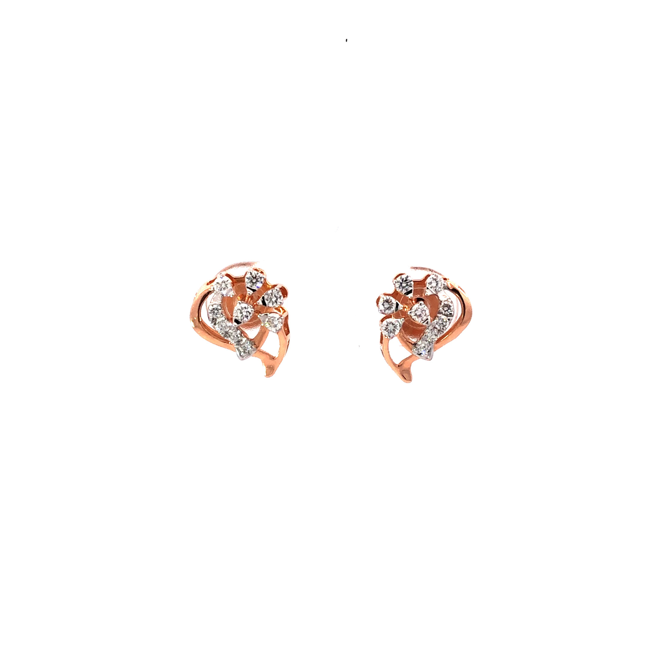 The Rio Leaf Earrings  Diamond Jewellery at Best Prices in India   SarvadaJewelscom