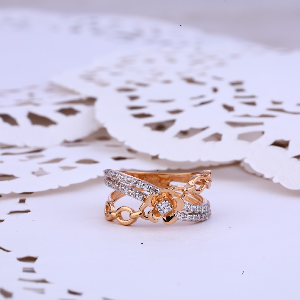 Ladies Rose Gold Ring-RLR275