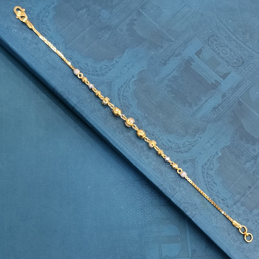 22K Gold Exclusive ball design ledies bracelet