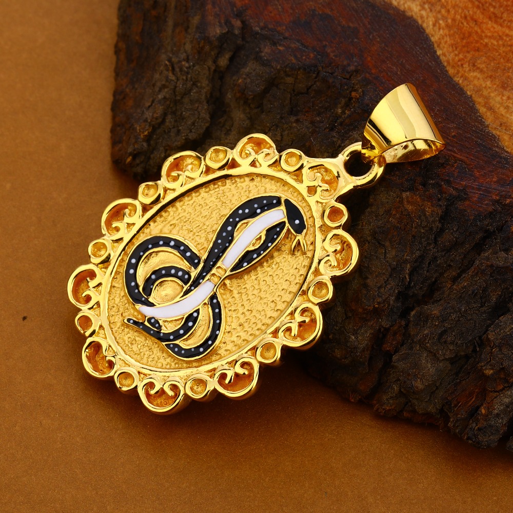 750 gold hollow classic pendant hlp141