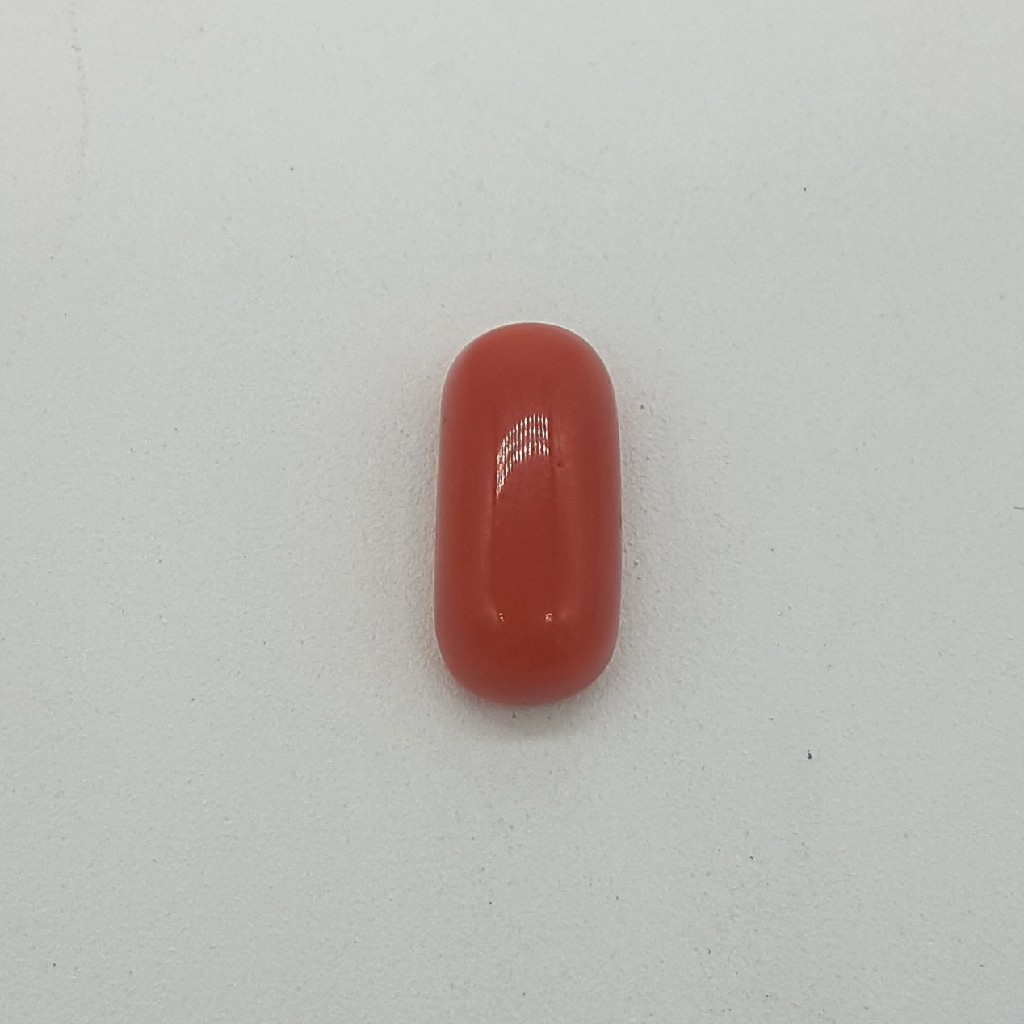 5.7ct oval orange red-coral-mungaa