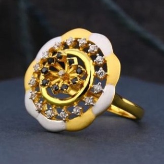 22 carat gold traditional ladies rings RH-LR468