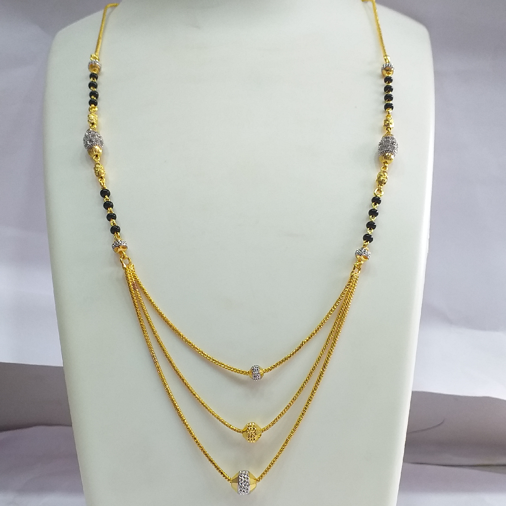 Showroom of One gram gold antique design mangalsutra | Jewelxy - 219393