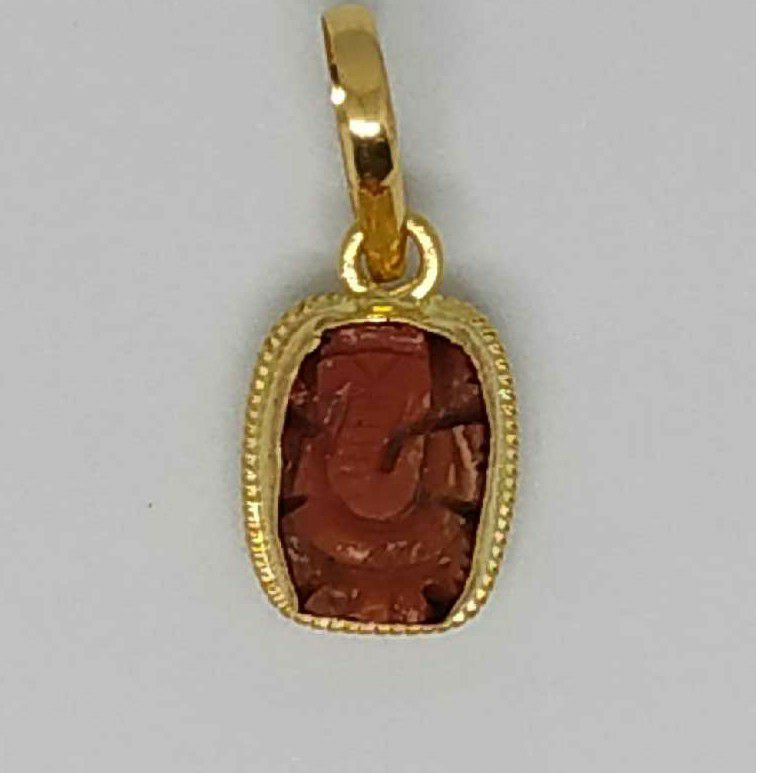 916 Gold Ganesh pendant