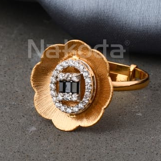 750 Rose Gold Hallmark Classic Ladies Ring RLR950