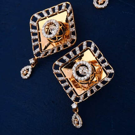 750 Rose Gold Hallmark Ladies Exclusive Necklace set RN402