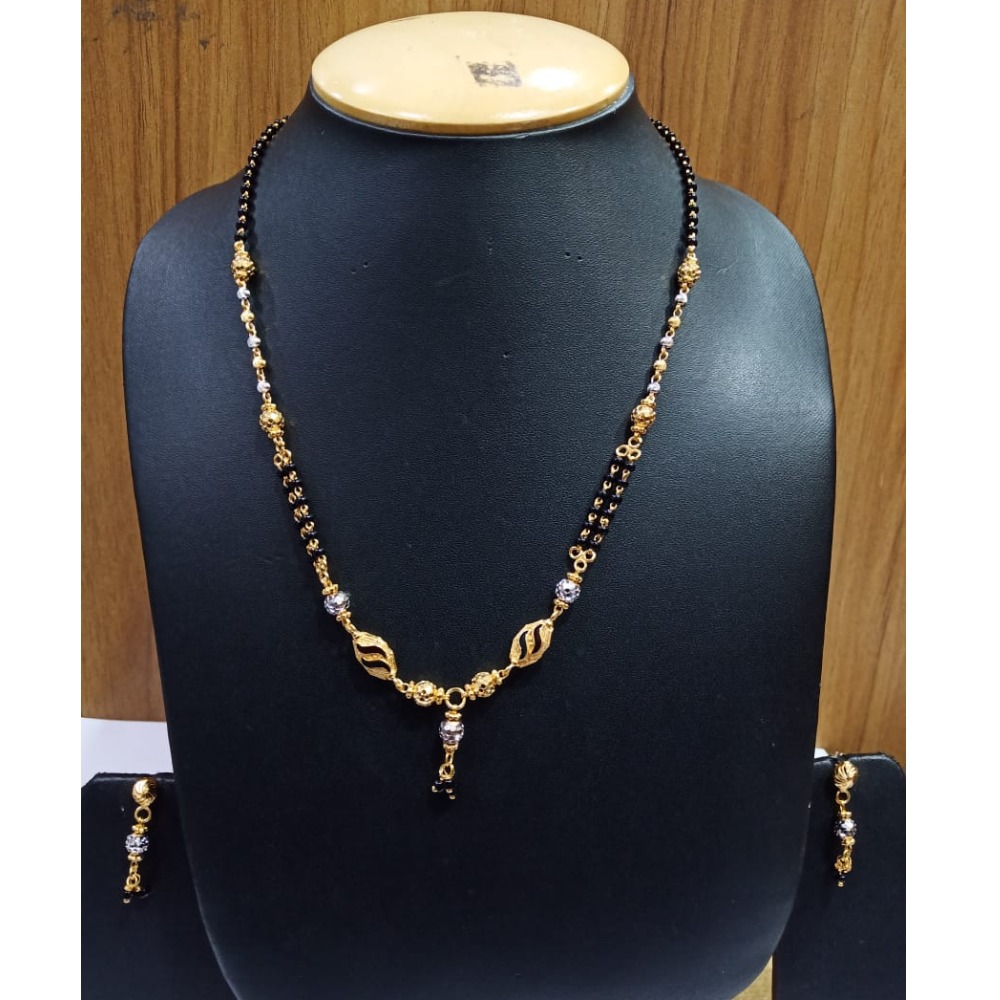 Wholesaler of Gold forming mani moti mangalsutra ag-m03 | Jewelxy - 136284