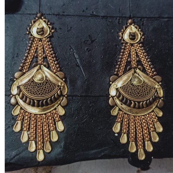 916 Hallmark Gold Attractive Bridal Earring 