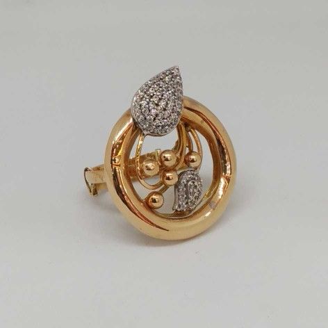 18 Kt Rose Gold Ladies Branded Ring