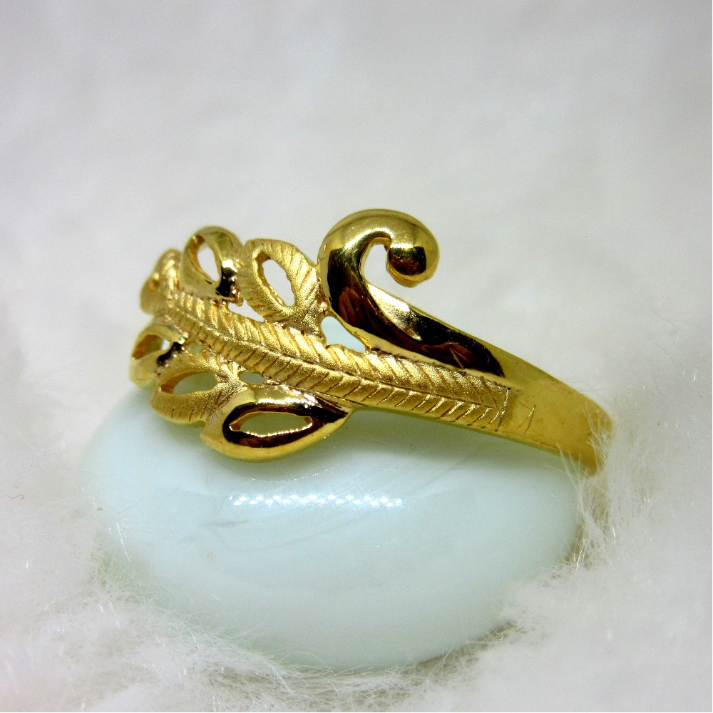 Traditional Store Color Options Available Designer Peacock Feather  Adjustable Ring at Rs 1000 in Mumbai