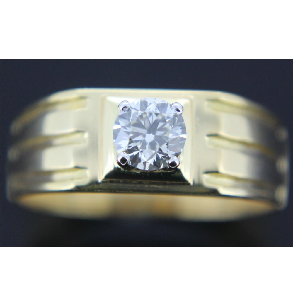 916 gold fancy solitaire ring gk-r01
