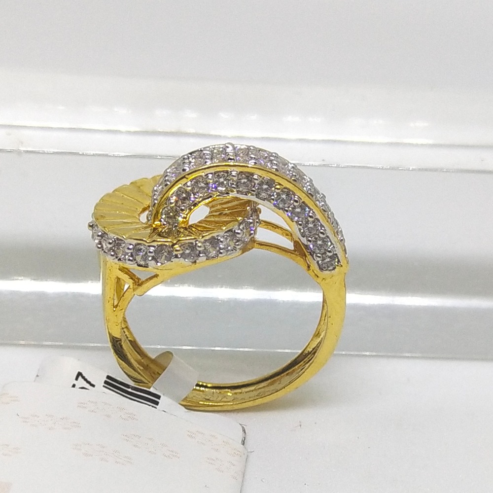 22K designer diamond ring