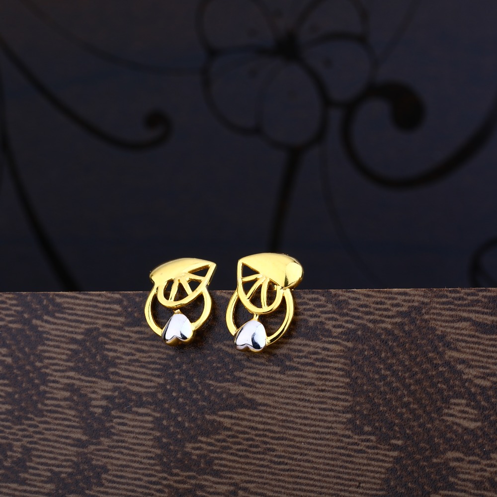 Ladies 22K Gold Casting Earring -LPE45