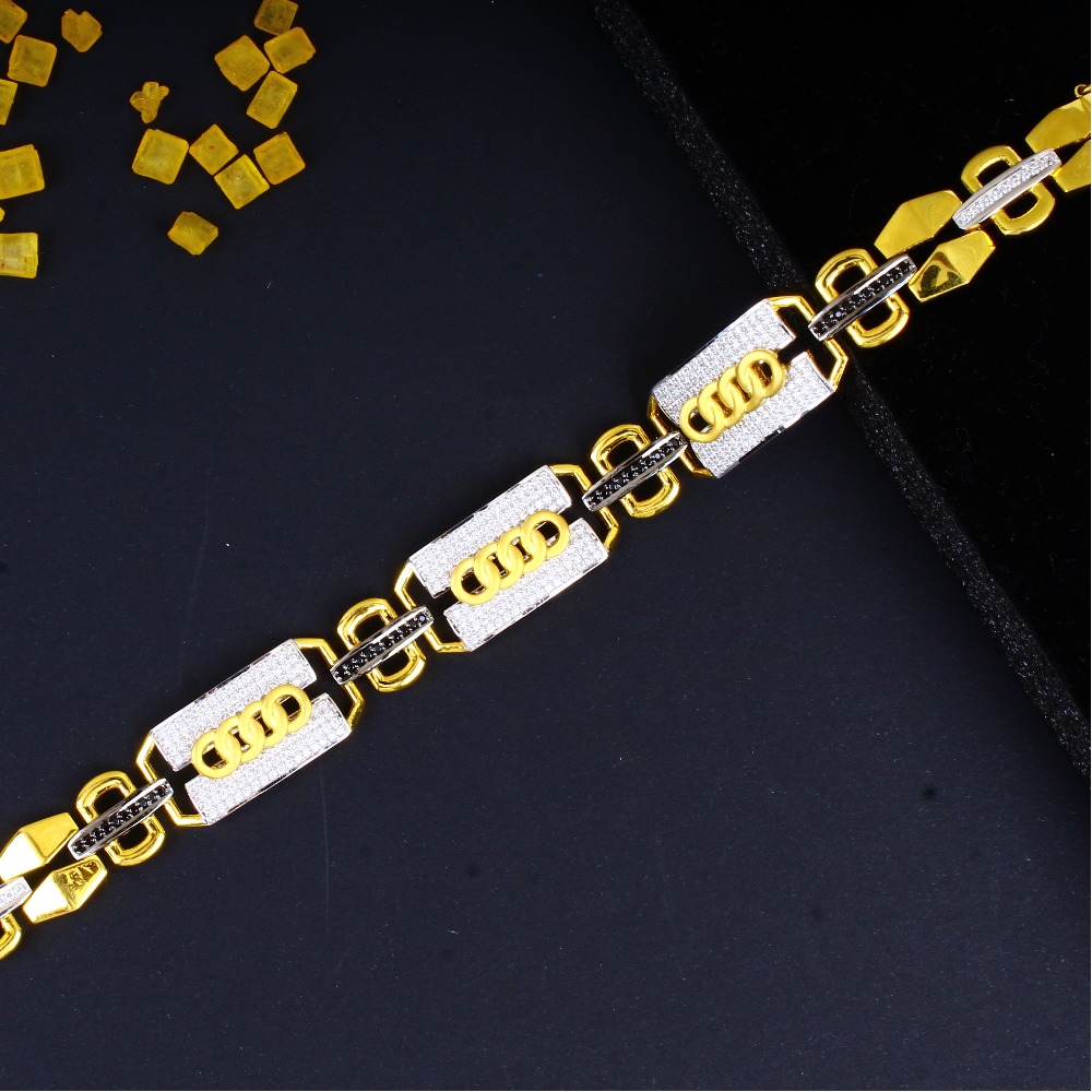 gold simple Gents bracelet  37