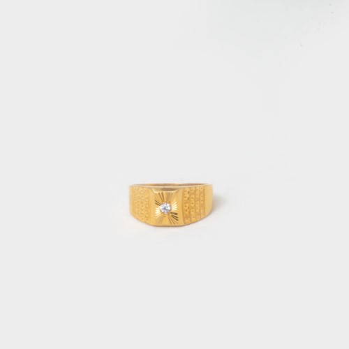 916 gold plain classic design rings