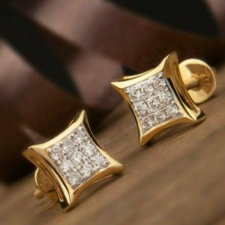 Buy 18k Yellow Gold Earrings Bali Hoop Earrings Huggies Handmade Online in  India  Etsy