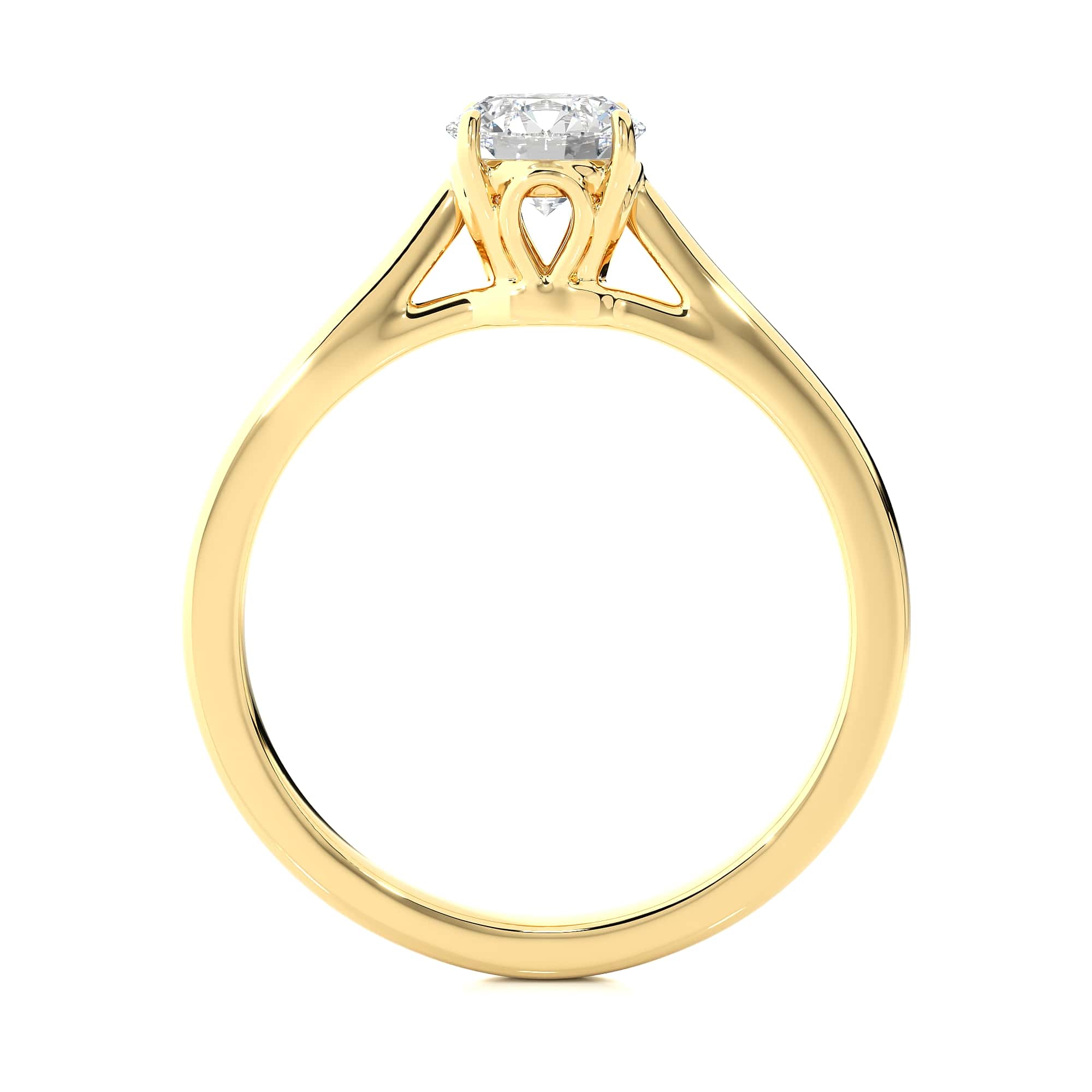 Classic Solitaire Ring YG