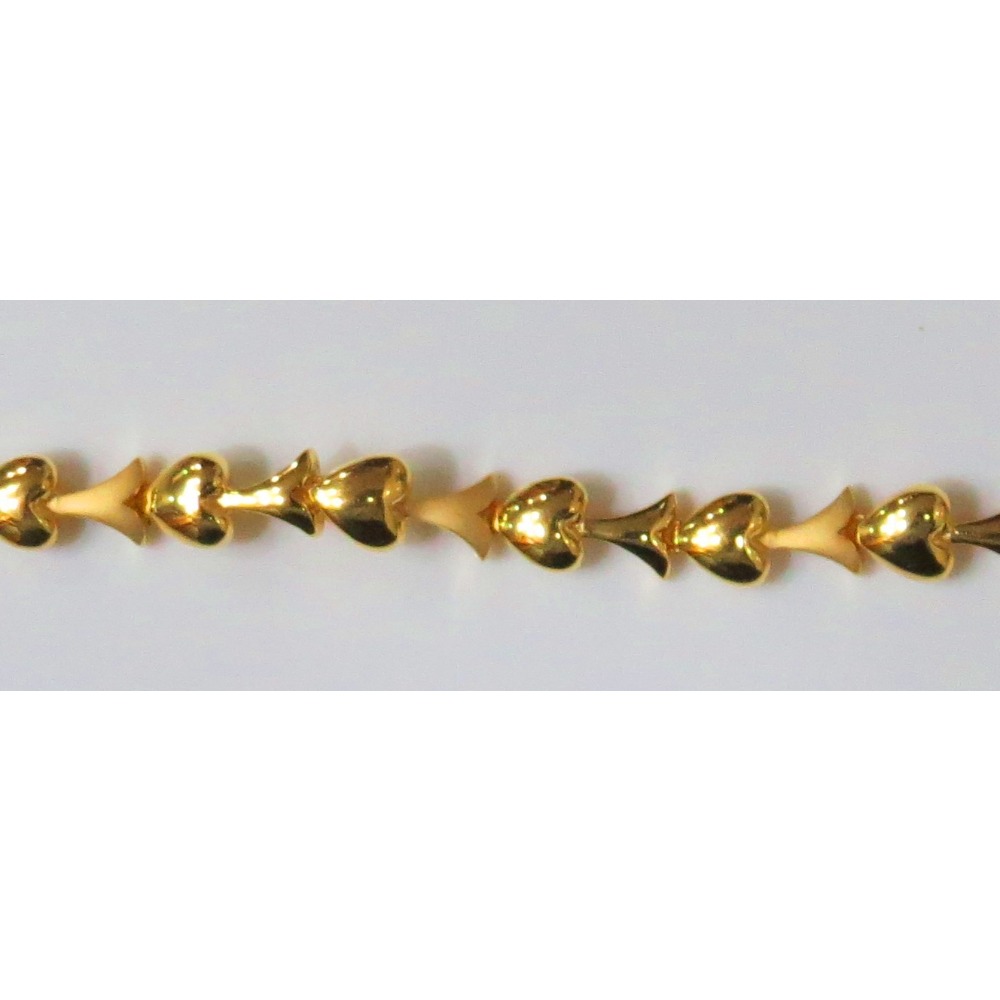 22kt Gold plain Casting Ladies Bracelet