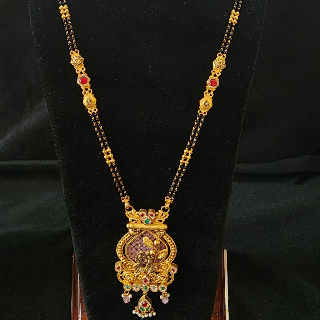 916 Gold Antique Swory Jadtar Long Magsutara