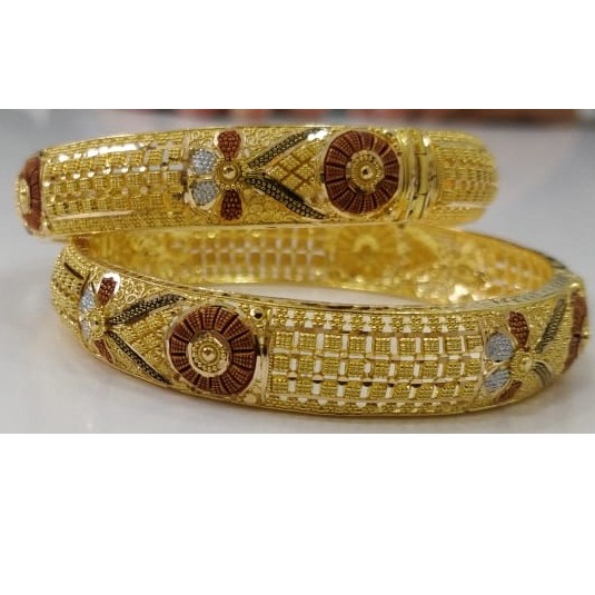 22KT Calcutta Designer Gold Bangles