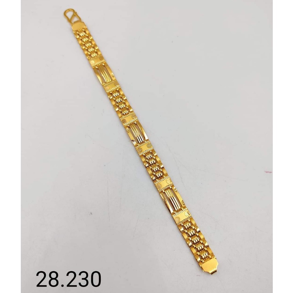 22 carat gold gents bracelet RH-GB512