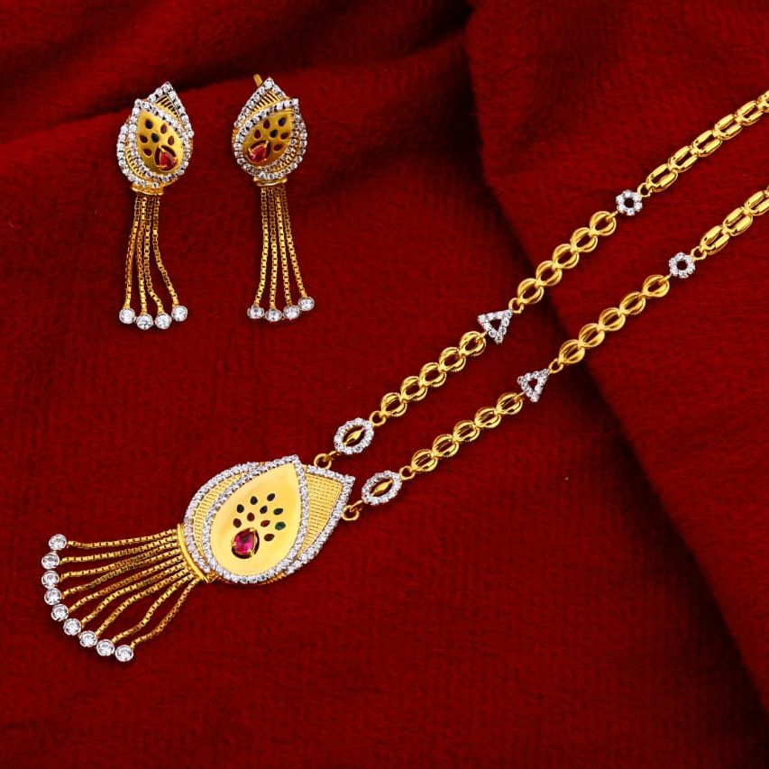 916 Gold Ladies Chain Necklace set CN267