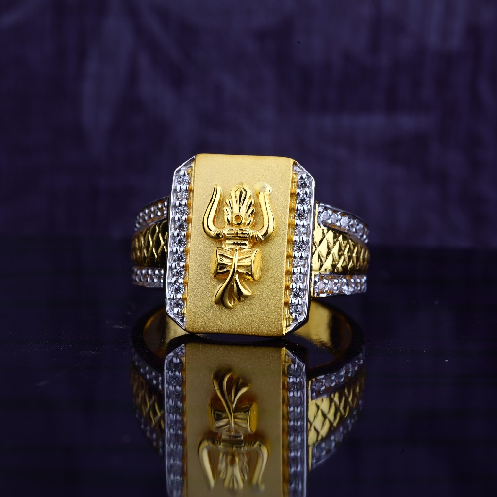 biscuit gold ring design