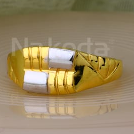 916 Gold Mens Exclusive Plain Ring MPR164