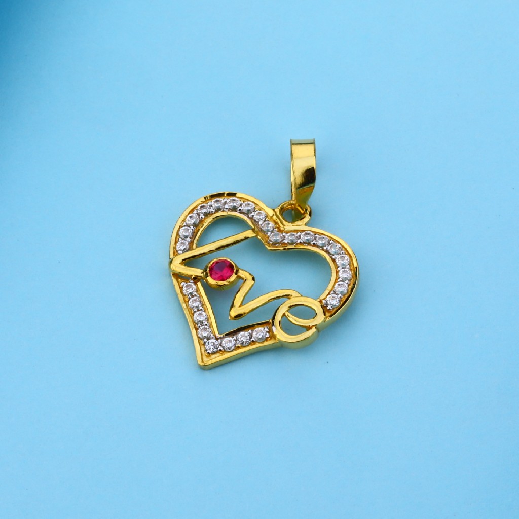 916 Exclusive Gold Cz Pendant LFP18