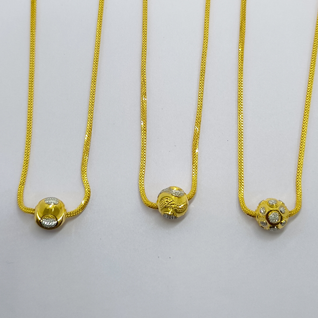 22crt gold ball chain for ladies