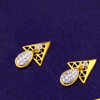 916 Gold Classic Ladies Fancy Pendant Set FPS361