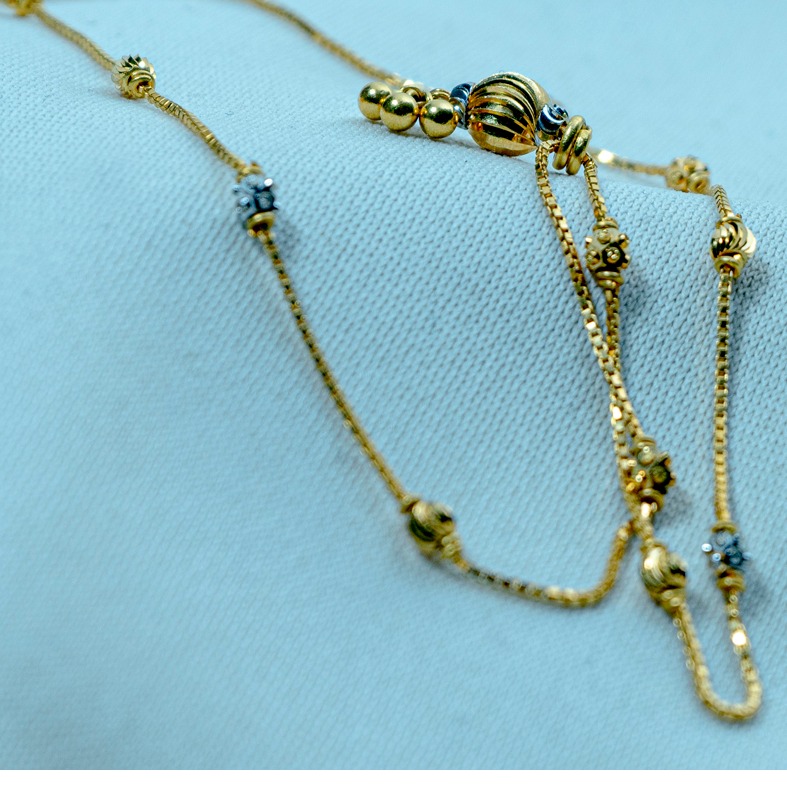 Delicate gold Pendant Chain ch-226