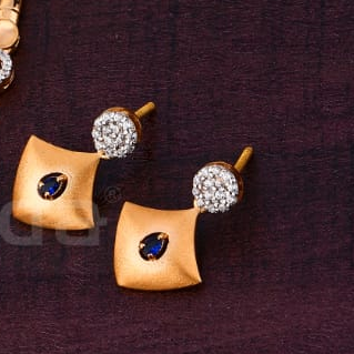 750 Rose Gold Ladies Fancy Necklace set RN384