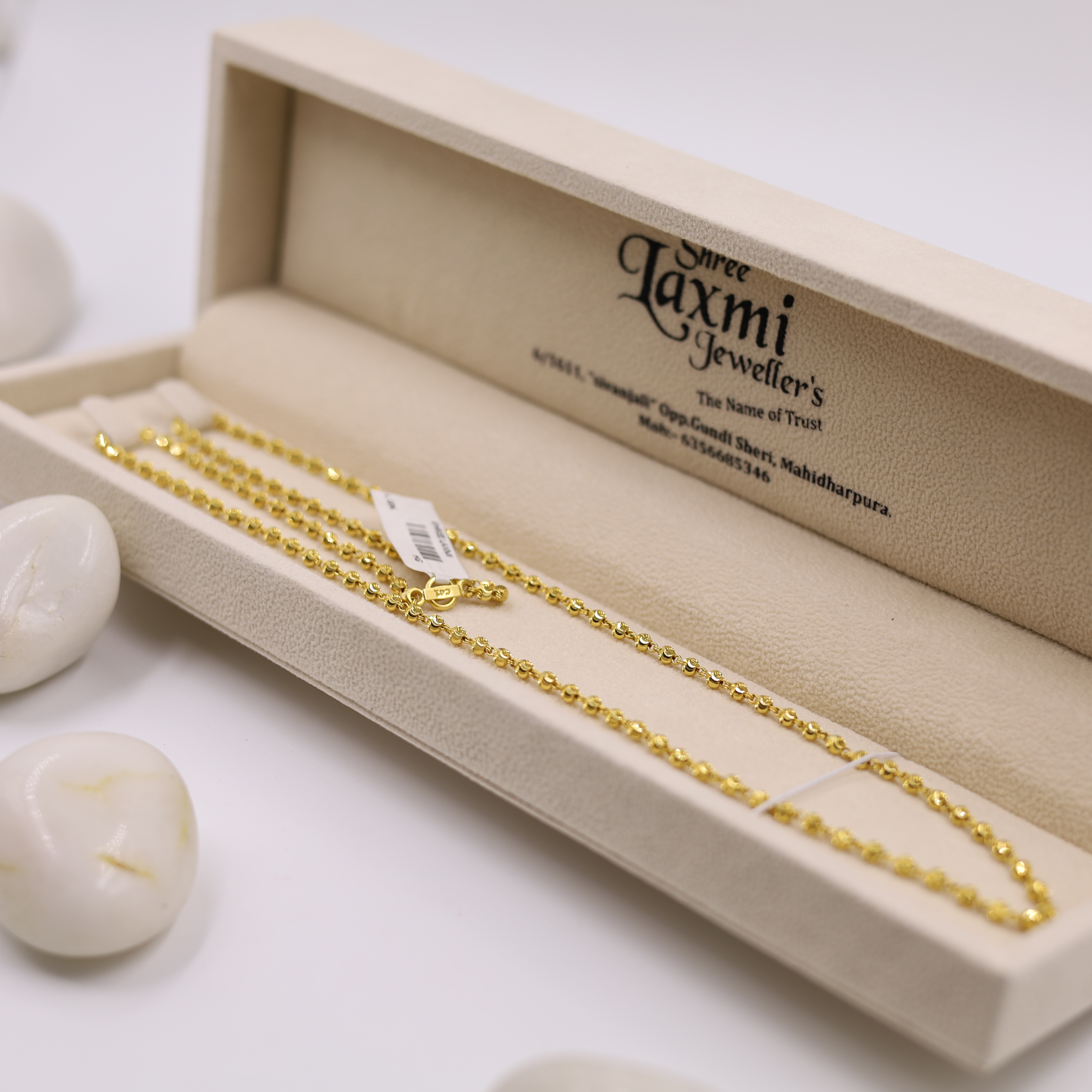 22Kt Yellow Gold Ball Chain