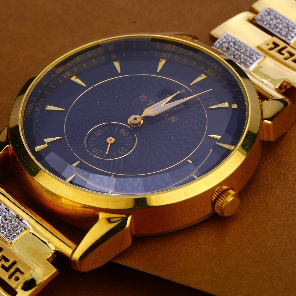 916 Gold Hallmark Delicate Gentlemen's Watch MW45