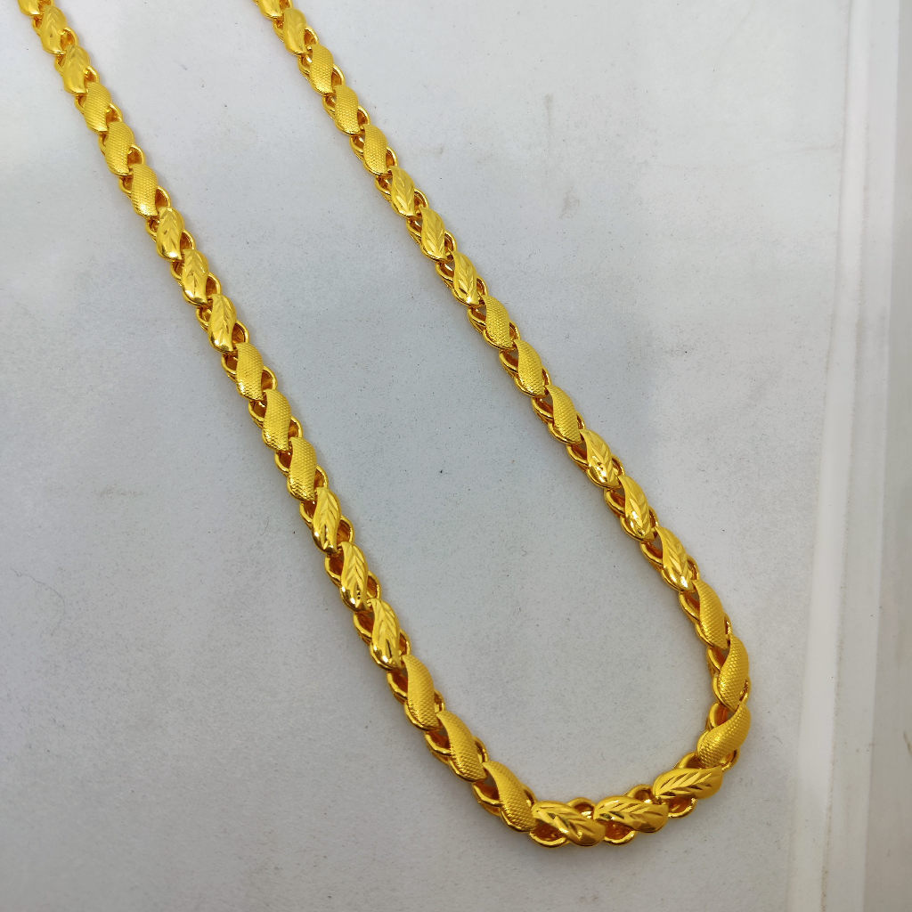 916 Gold Fancy Hollow Chain