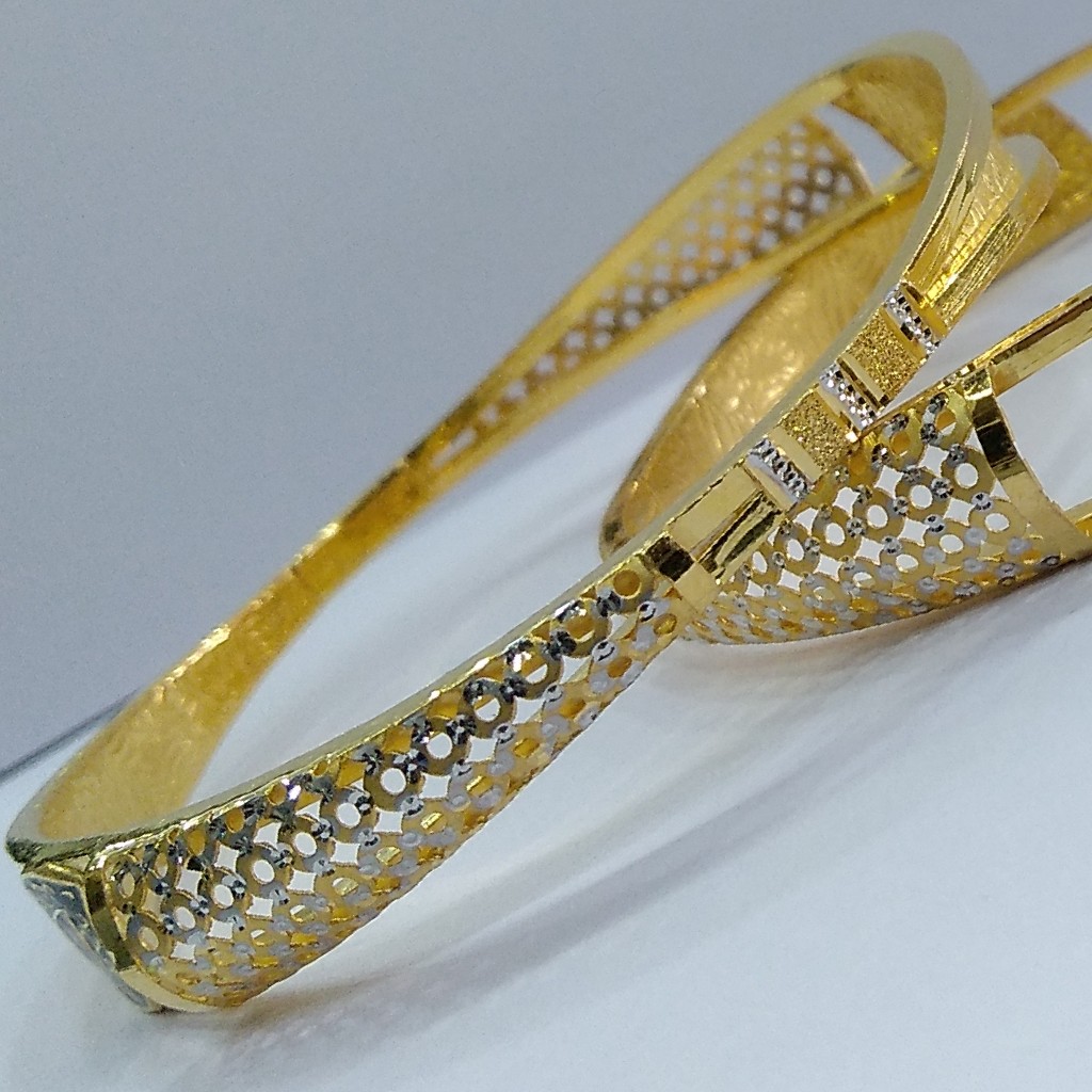 22KT/ 916 Gold fancy festival 2-in-1 design Cooper kadli for ladies