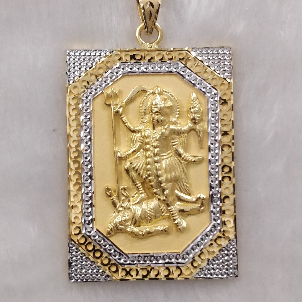 Buy quality 916 Gold Fancy Gent's Mahakali Maa Pendant in Ahmedabad