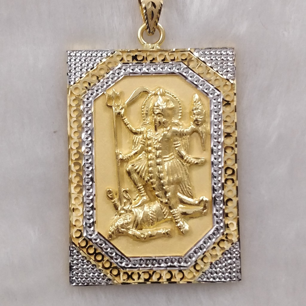 916 Gold Fancy Gent's Mahakali Maa Pendant