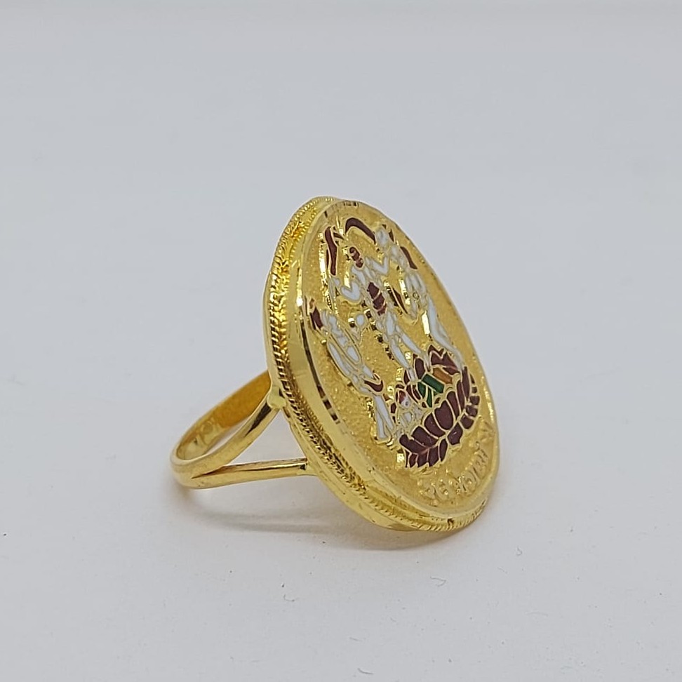 916 gold fancy gent's fuljogani ring