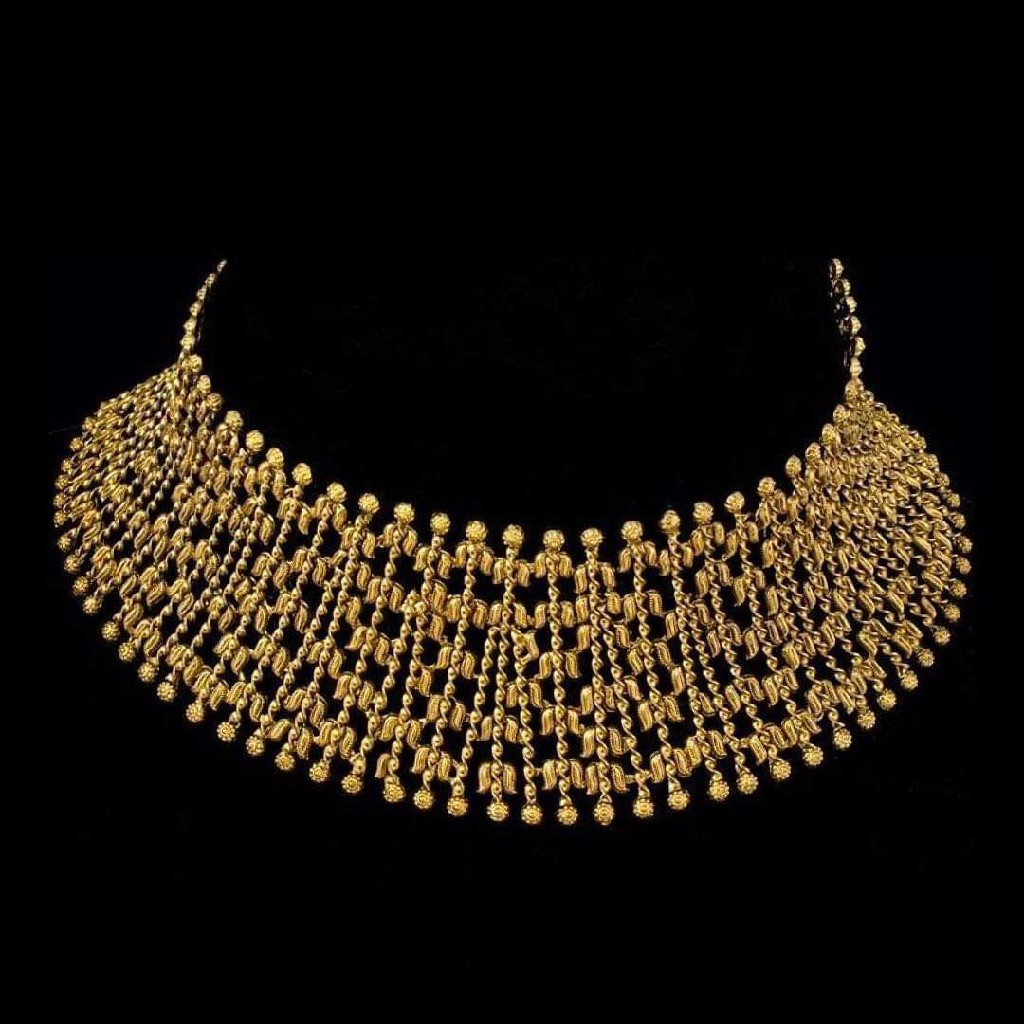 22KT Gold Gorgeous Choker Collection For Bride
