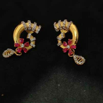 Buy quality 22k ladies gold earrings in Ahmedabad