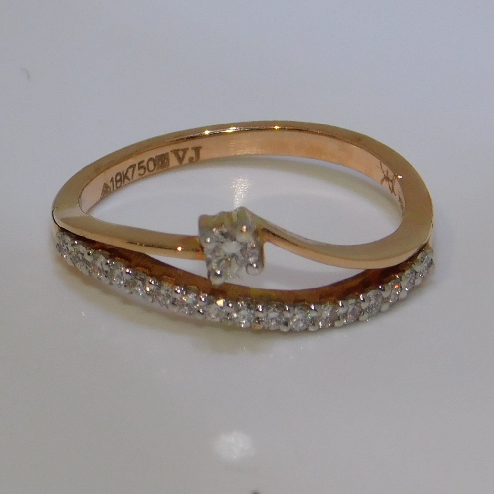 18K gold diamond ring agj-lr-262