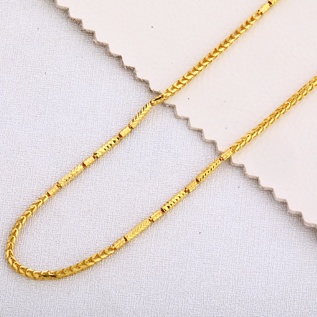 22KT Gold Mens Stylish Choco Chain MCH355