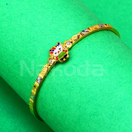 750 gold cz designer kids kadali kk84