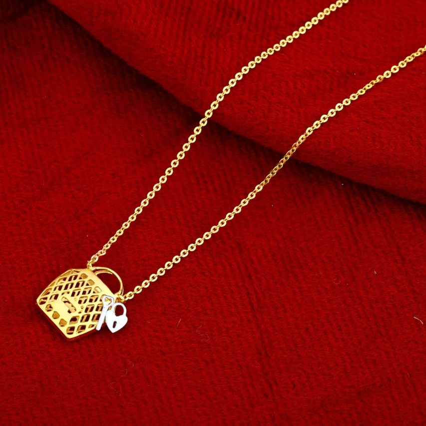 Chain with pendent fancy cz 916