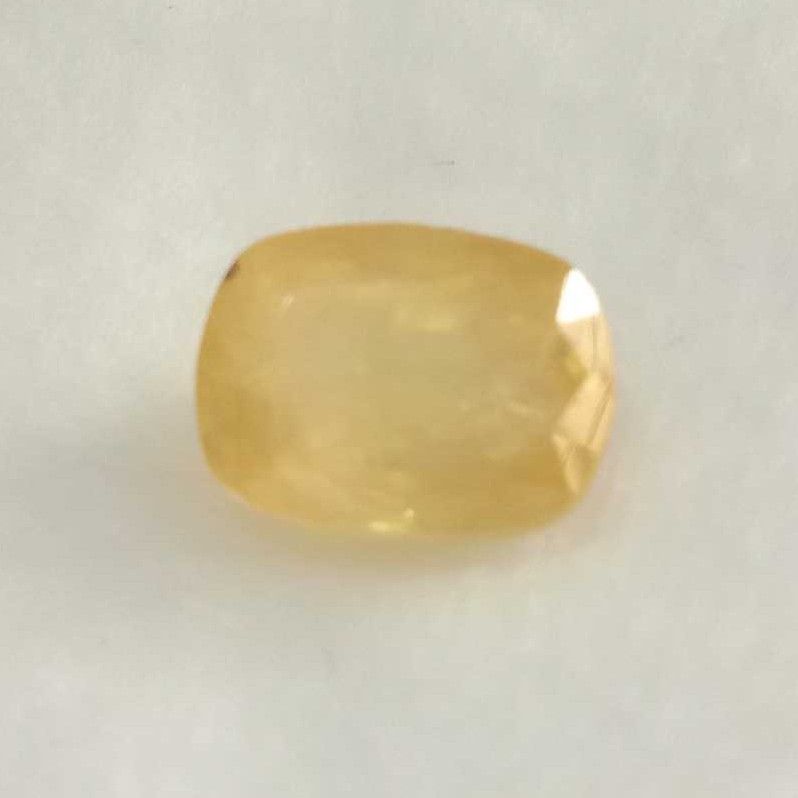 5.37ct cushion yellow yellow-sapphire-pukhraj