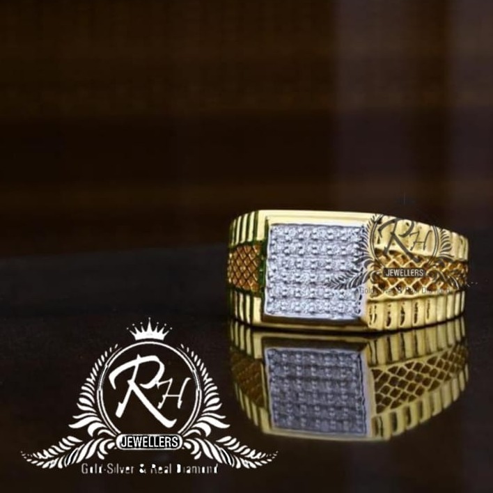 22 carat gold fancy gents rings RH-GR841