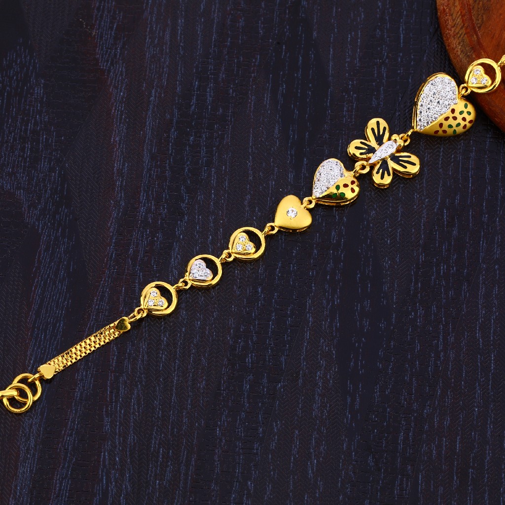 916 Gold Hallmark Bracelet for Ladies LB323