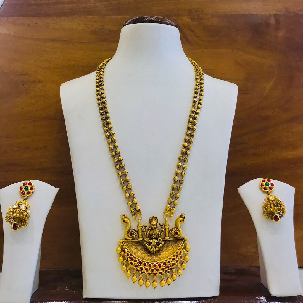 22k 916 Temple Jewelry Necklace Set
